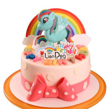 彩虹小馬蛋糕
